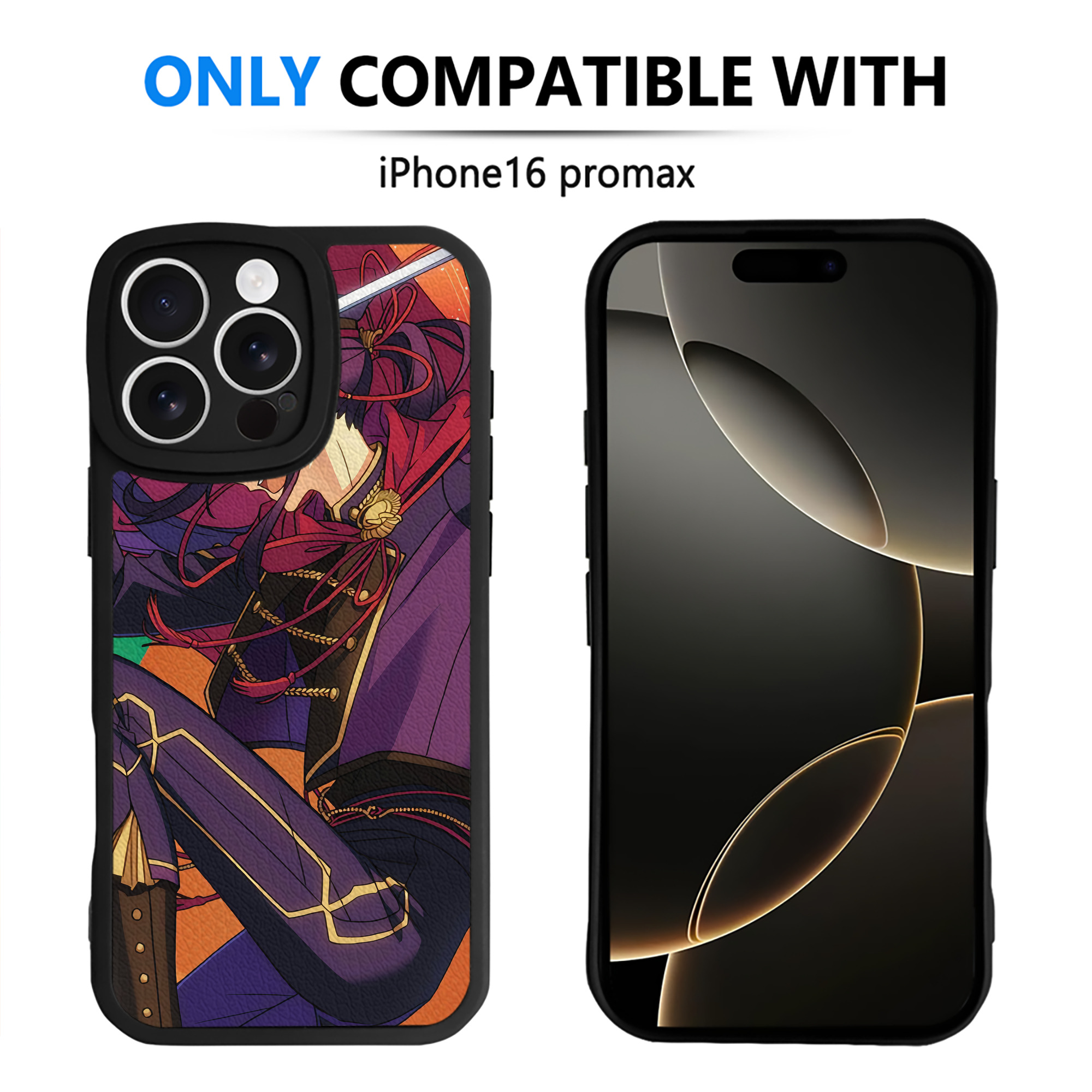 （画像用） あんさんぶるスターズ! Ensemble Stars 【iPhone 16シリーズ対応】シリコンスマホケース（レザー調） 材質：シリコン